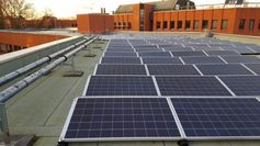 PV system on the roof of building W01-.