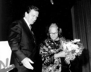 Gerhard Schröder und Rosalinde von Ossietzky-Palm